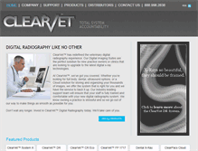 Tablet Screenshot of clearvetdigital.com